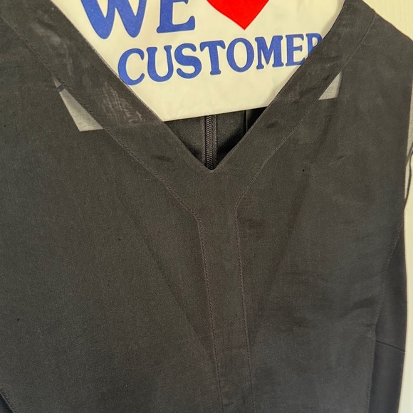 Elegant Black Sheer Overlay Cushnie et Ochs dress - Sz 8 - Picture 6 of 11